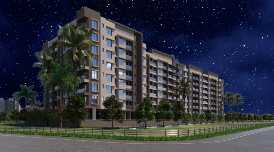 Siddhi-Aspire-Elevation-night-view